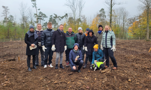 Baumpflanzen 2024 im Harz - Team