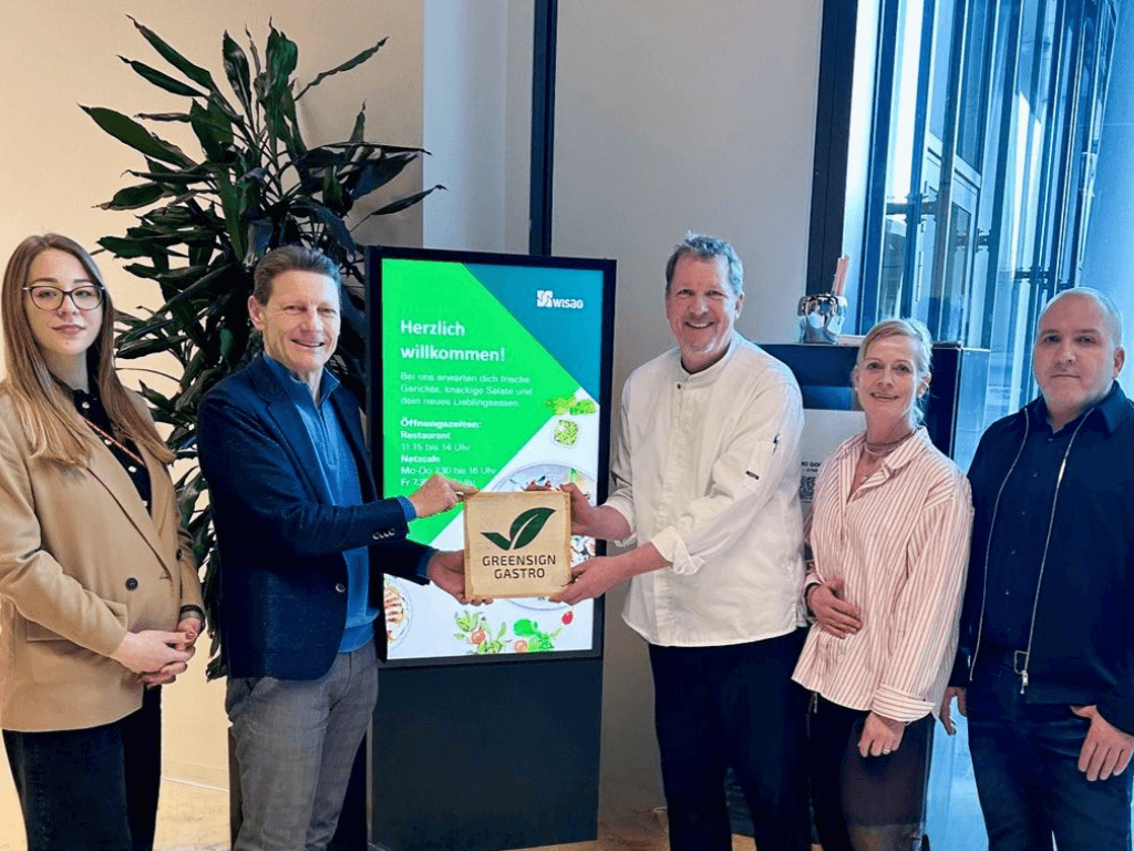 Betriebsrestaurant von 50Hertz in Berlin trägt GreenSign Gastro Zertifikat
